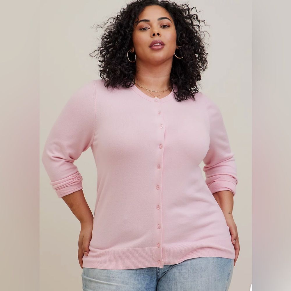 Torrid Pink Women's Cardigan Sweater